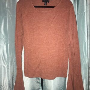 Forever 21 flare long sleeve top